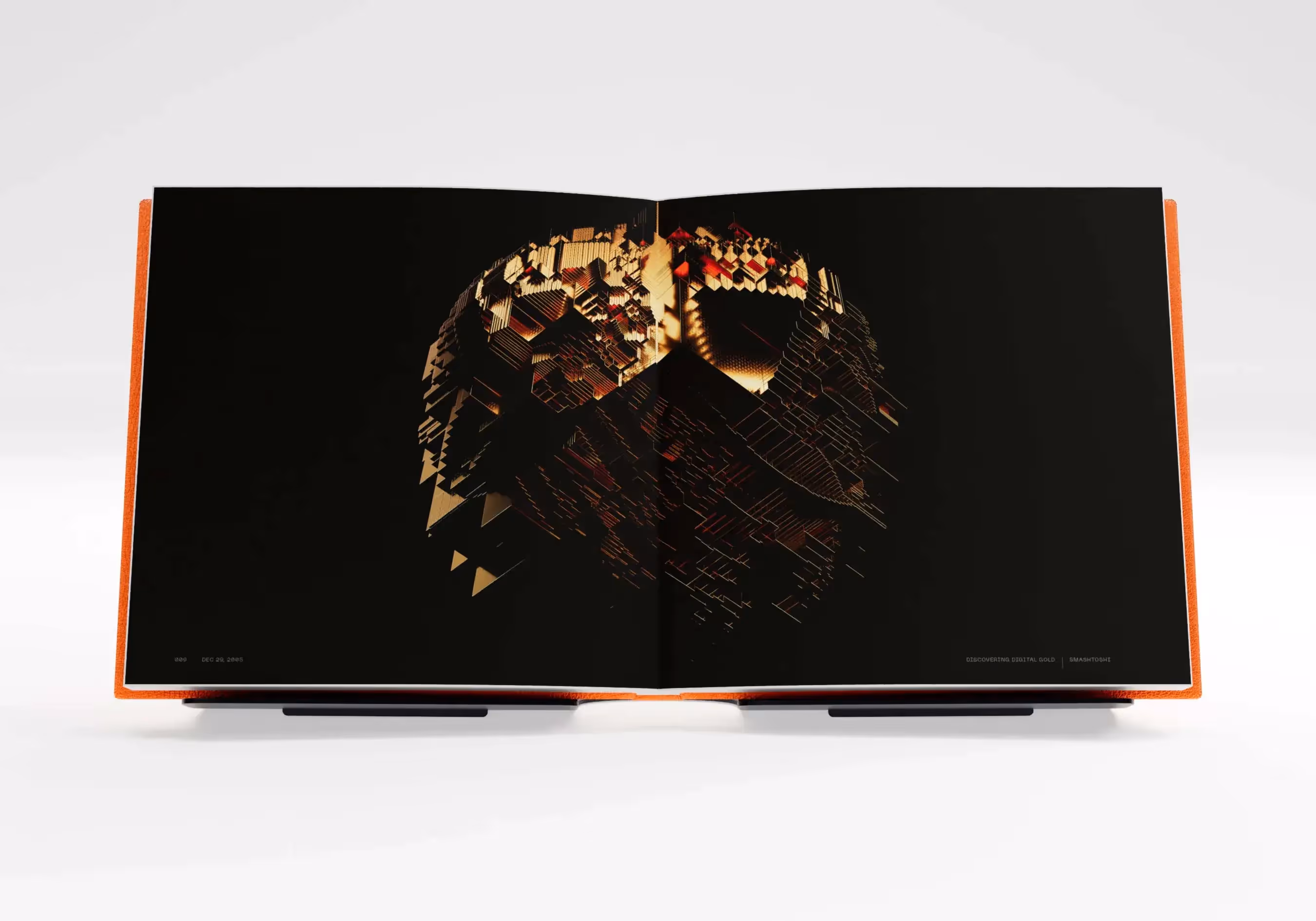 Artwork by Smashtoshi: 'Discovering Digital Gold'. Part of BIT by Smashtoshi, a 128-piece limited-edition collection.