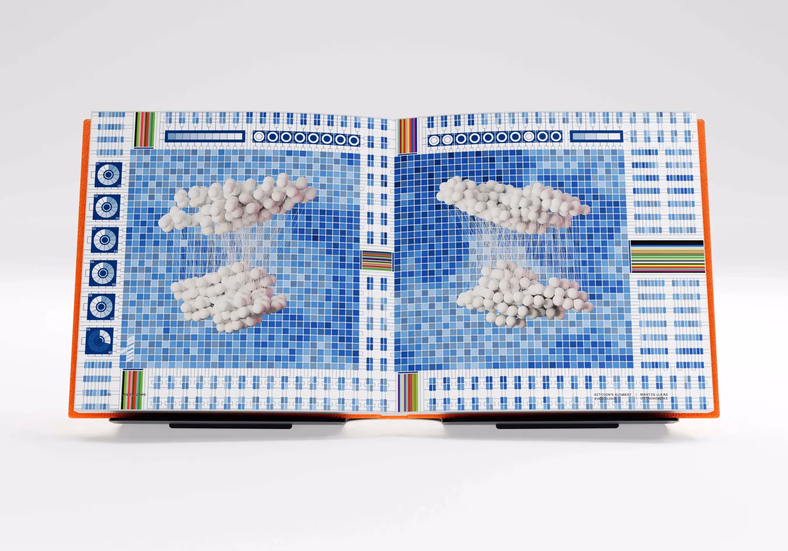 Artwork by Martin Lukas Ostachowski: 'Bitcoin's Slowest Ever Block'. Part of BIT by Smashtoshi, a 128-piece limited-edition collection.