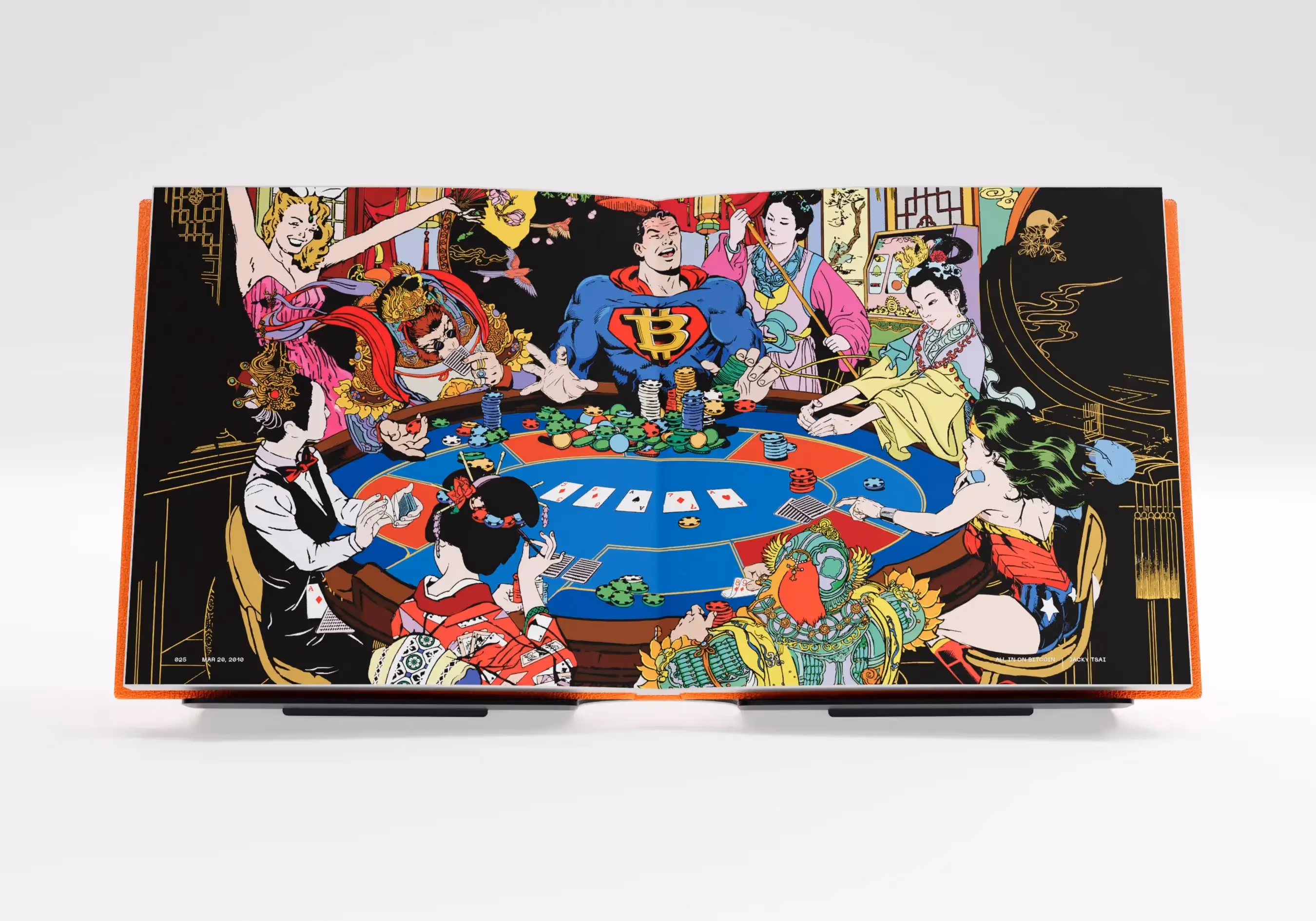 Artwork by Jacky Tsai: 'All in on Bitcoin'. Part of BIT by Smashtoshi, a 128-piece limited-edition collection.