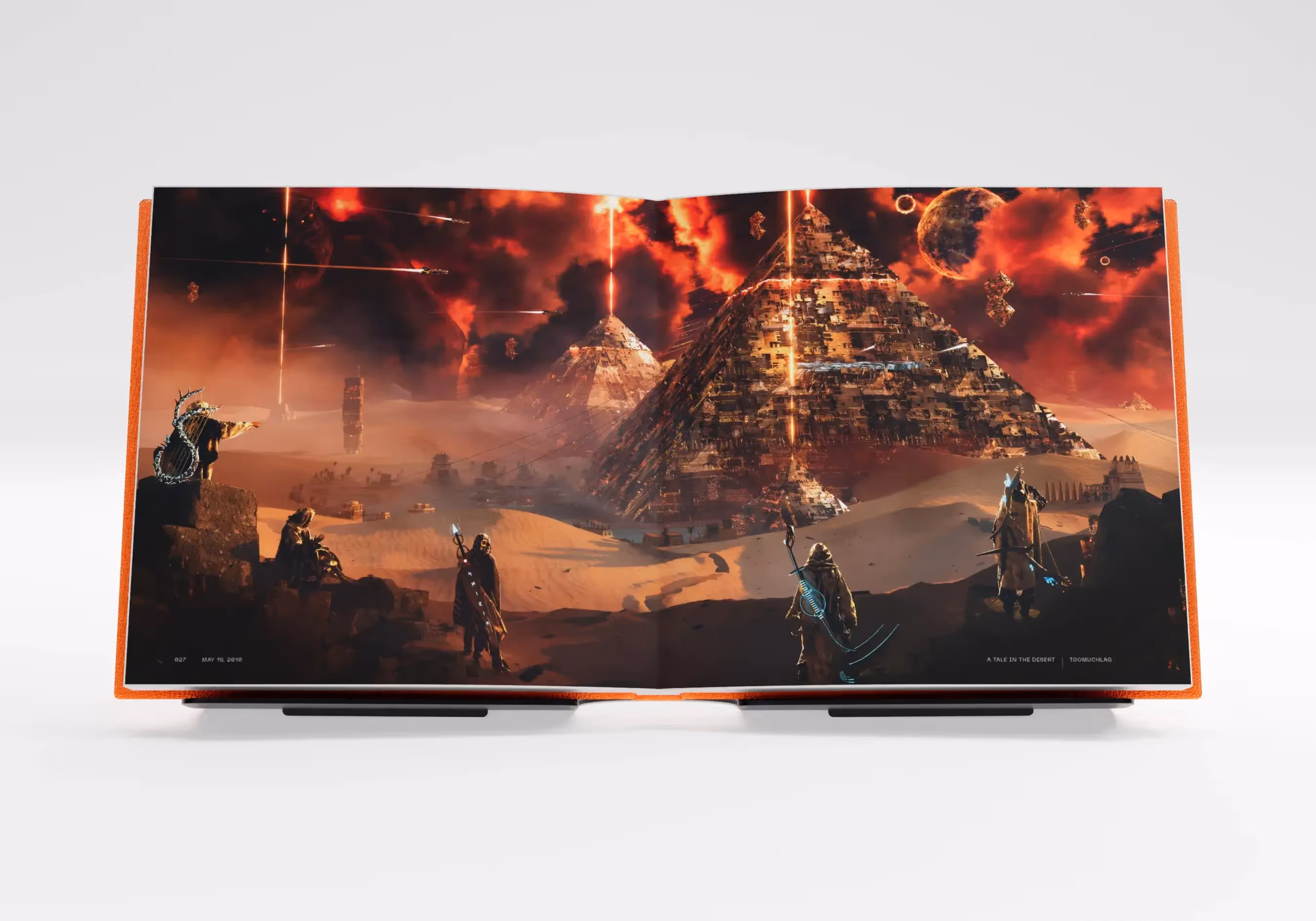 Artwork by toomuchlag: 'A Tale in the Desert'. Part of BIT by Smashtoshi, a 128-piece limited-edition collection.