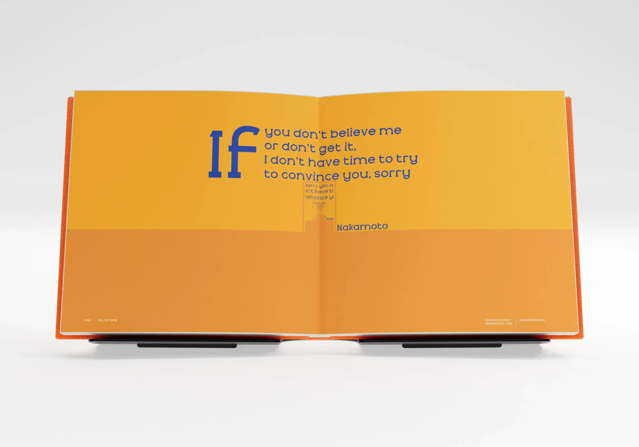 Satoshi's Most Memorable Line