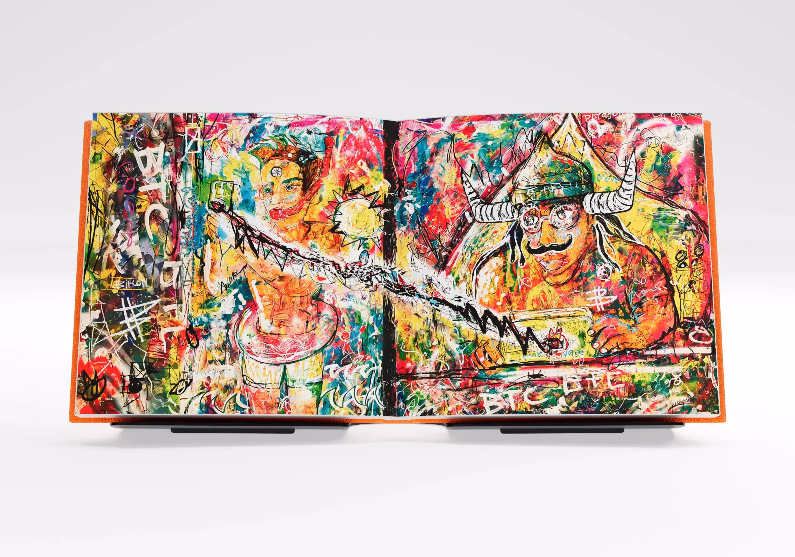 Artwork by Yusaymon: 'Tap To Send'. Part of BIT by Smashtoshi, a 128-piece limited-edition collection.