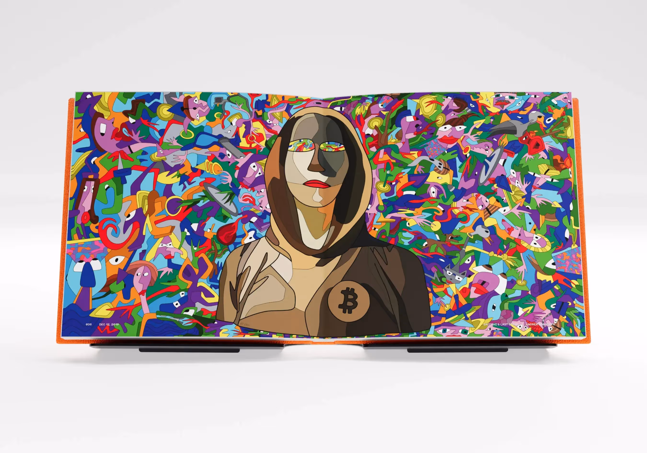 Artwork by Andrea Bonaceto: 'Satoshi's Last Stand'. Part of BIT by Smashtoshi, a 128-piece limited-edition collection.
