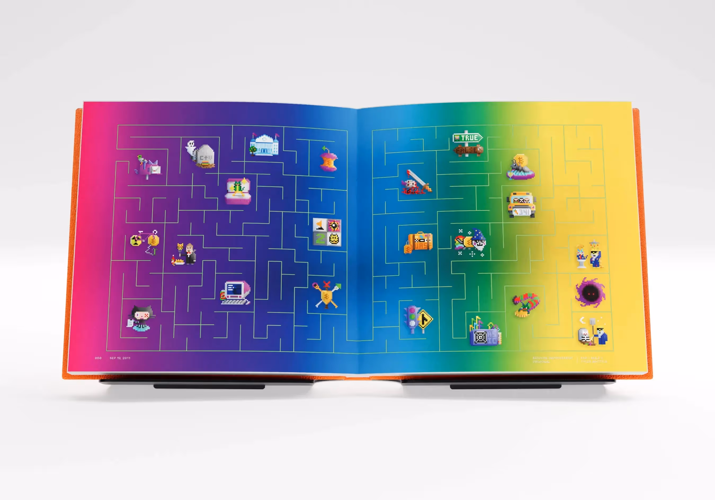 Artwork by Far: 'Bitcoin Improvement Proposal'. Part of BIT by Smashtoshi, a 128-piece limited-edition collection.