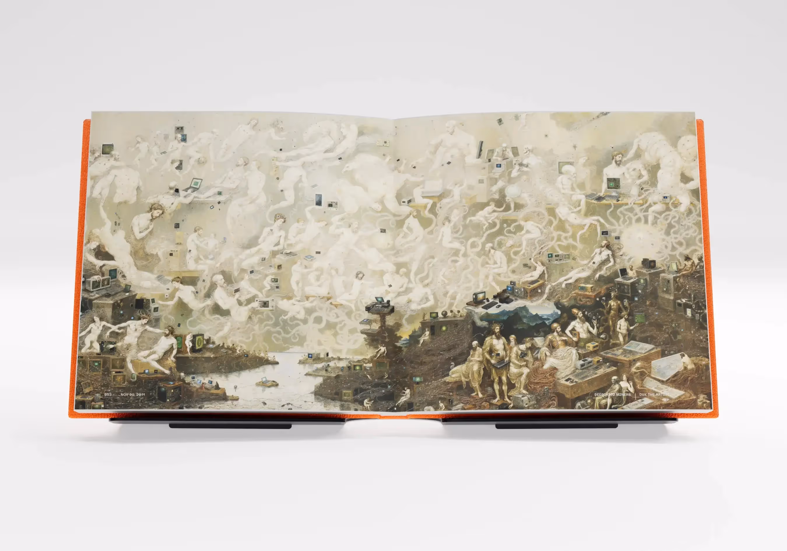 Artwork by DVK The Artist: 'Dedicated Miners'. Part of BIT by Smashtoshi, a 128-piece limited-edition collection.