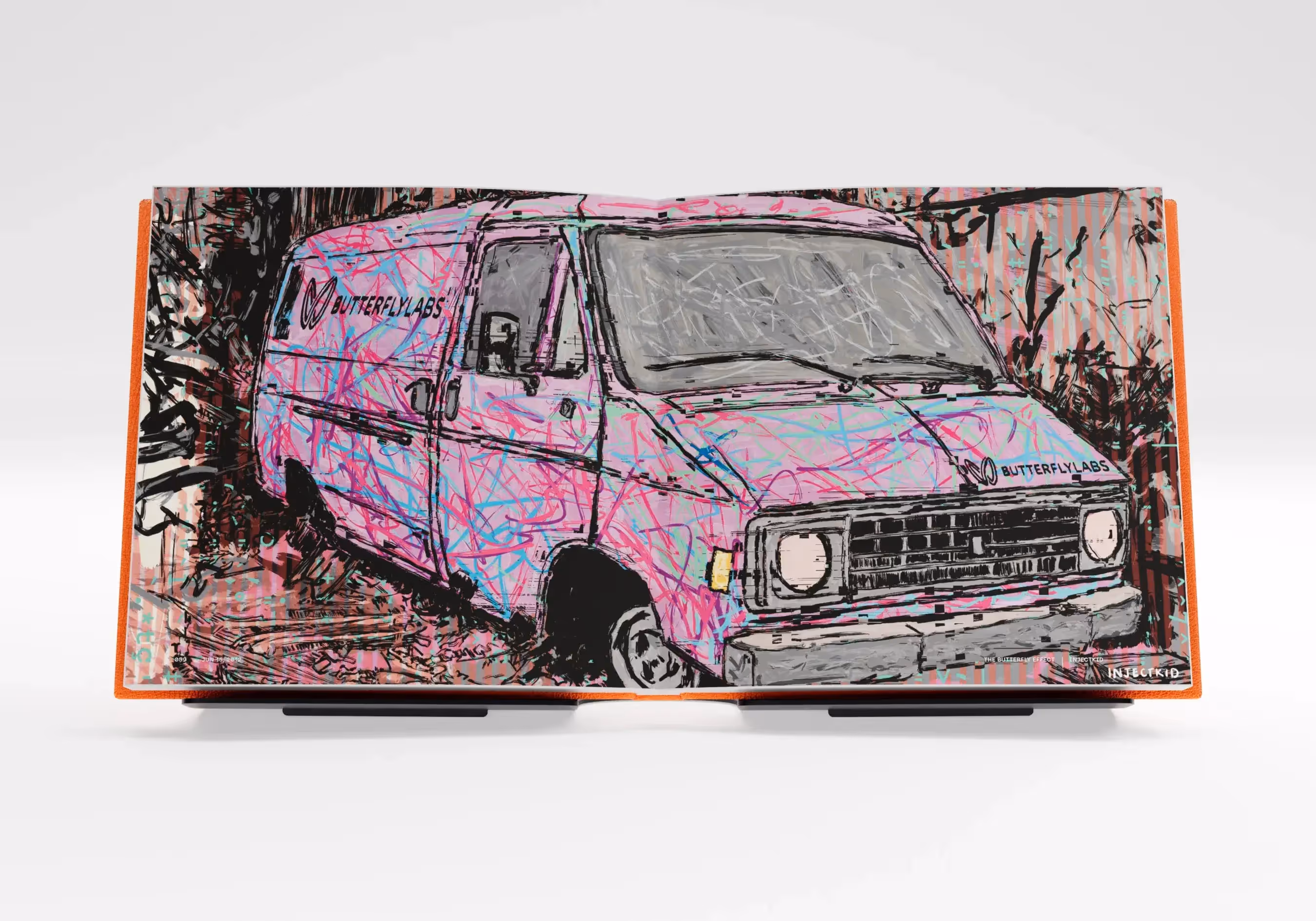 Artwork by InjectKid: 'The Butterfly Effect'. Part of BIT by Smashtoshi, a 128-piece limited-edition collection.