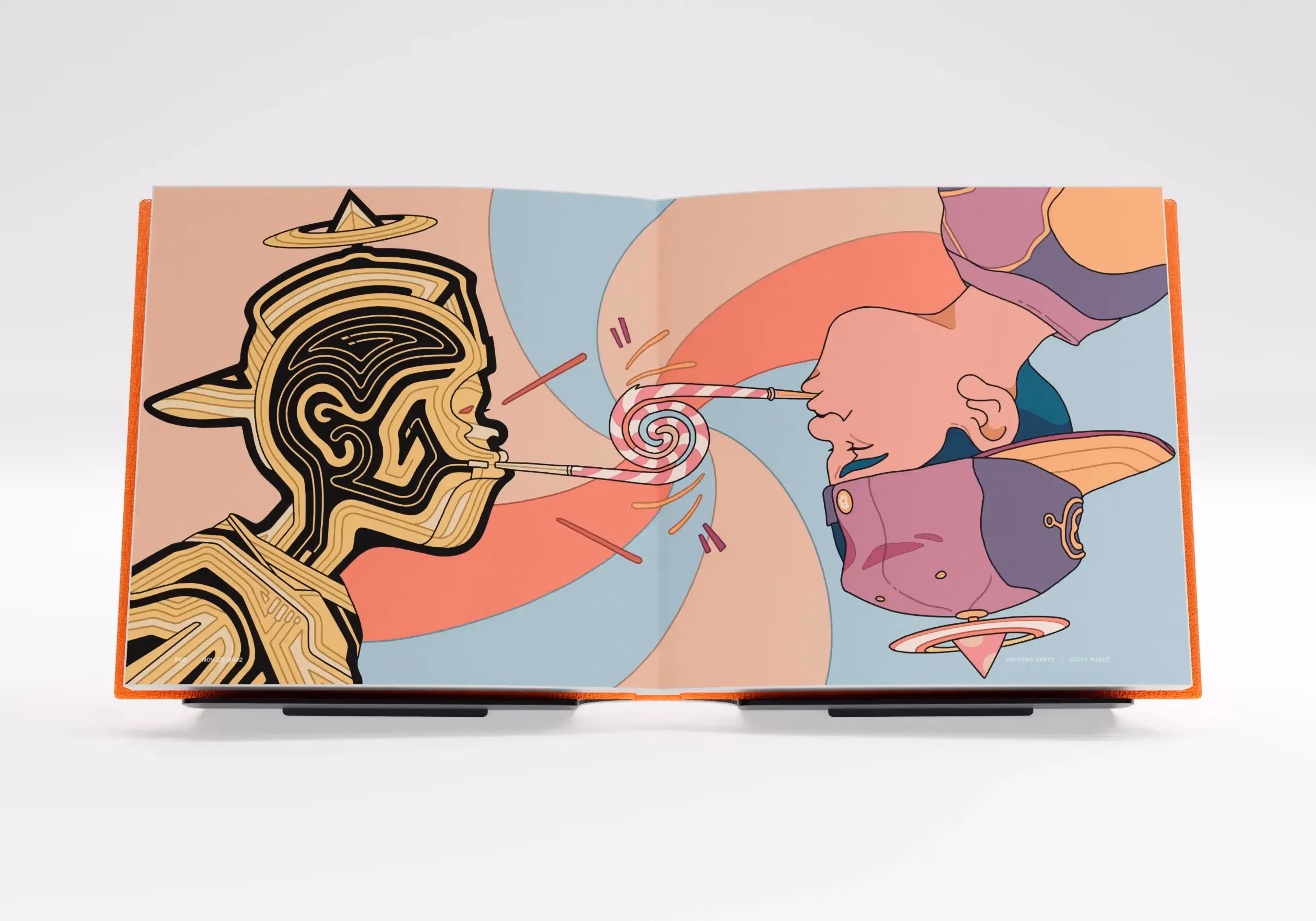 Artwork by Dirty Robot: 'Halving Party'. Part of BIT by Smashtoshi, a 128-piece limited-edition collection.