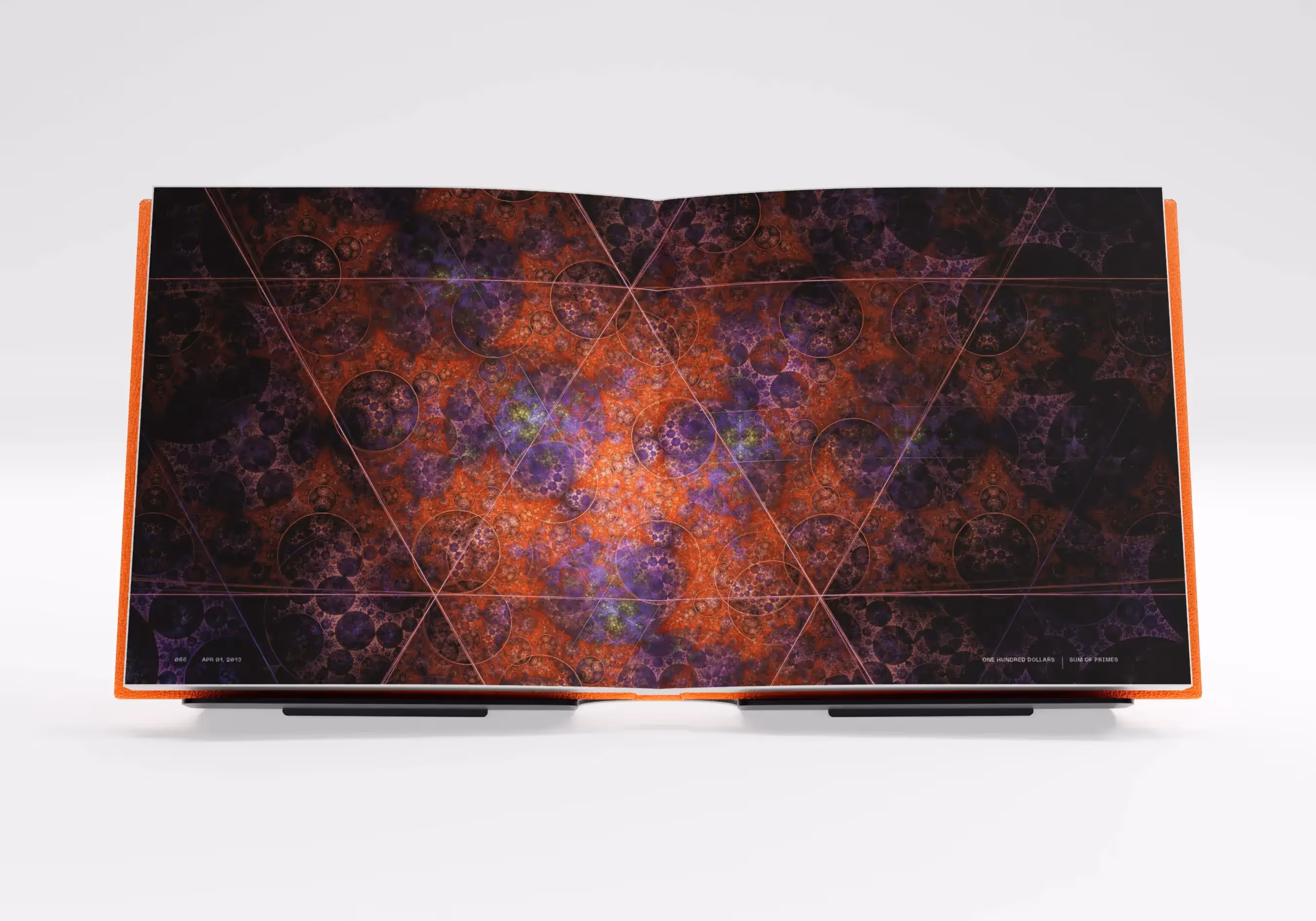 Artwork by Sum Of Primes: 'One Hundred Dollars'. Part of BIT by Smashtoshi, a 128-piece limited-edition collection.