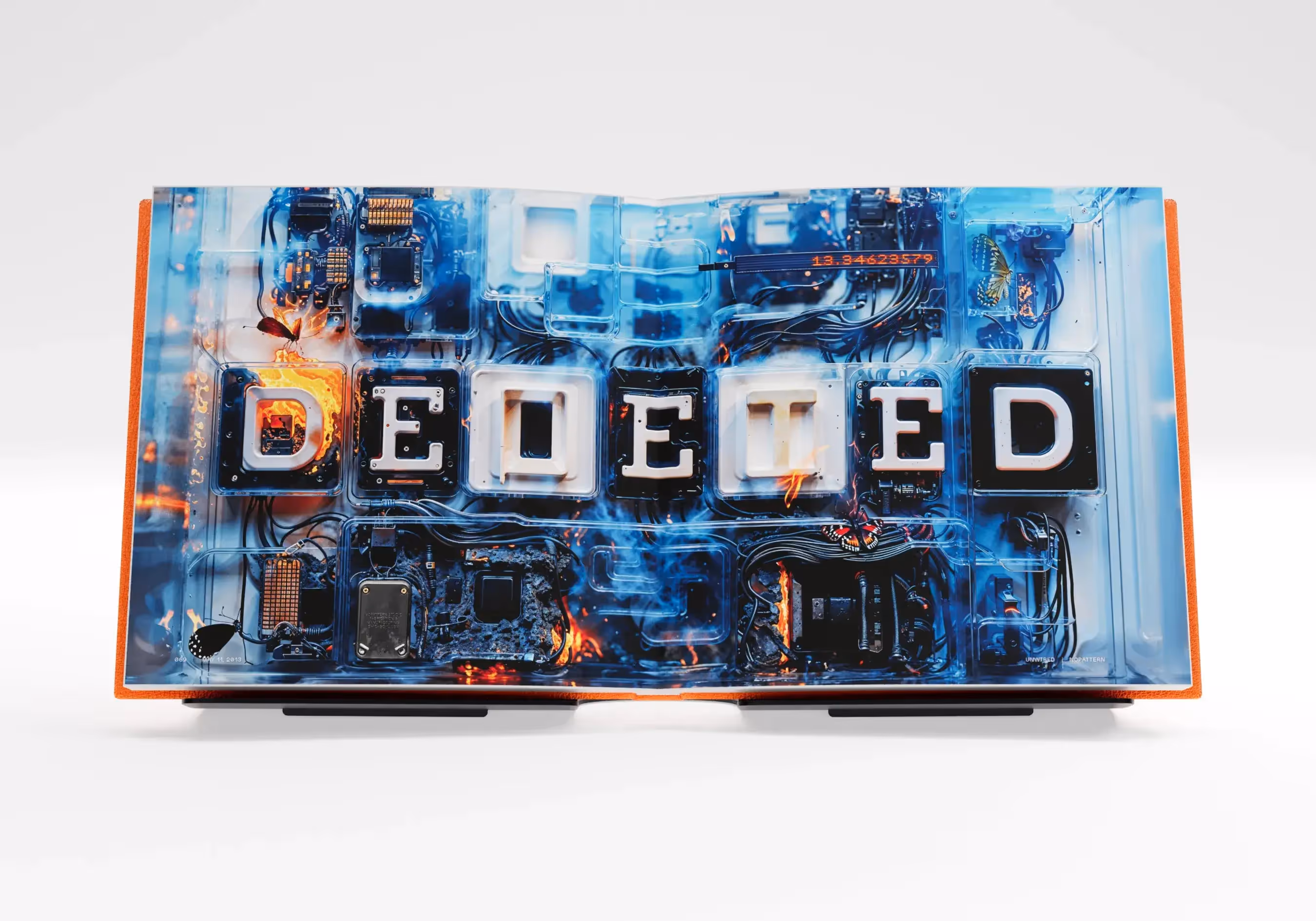 Artwork by NoPattern: 'Unwired'. Part of BIT by Smashtoshi, a 128-piece limited-edition collection.