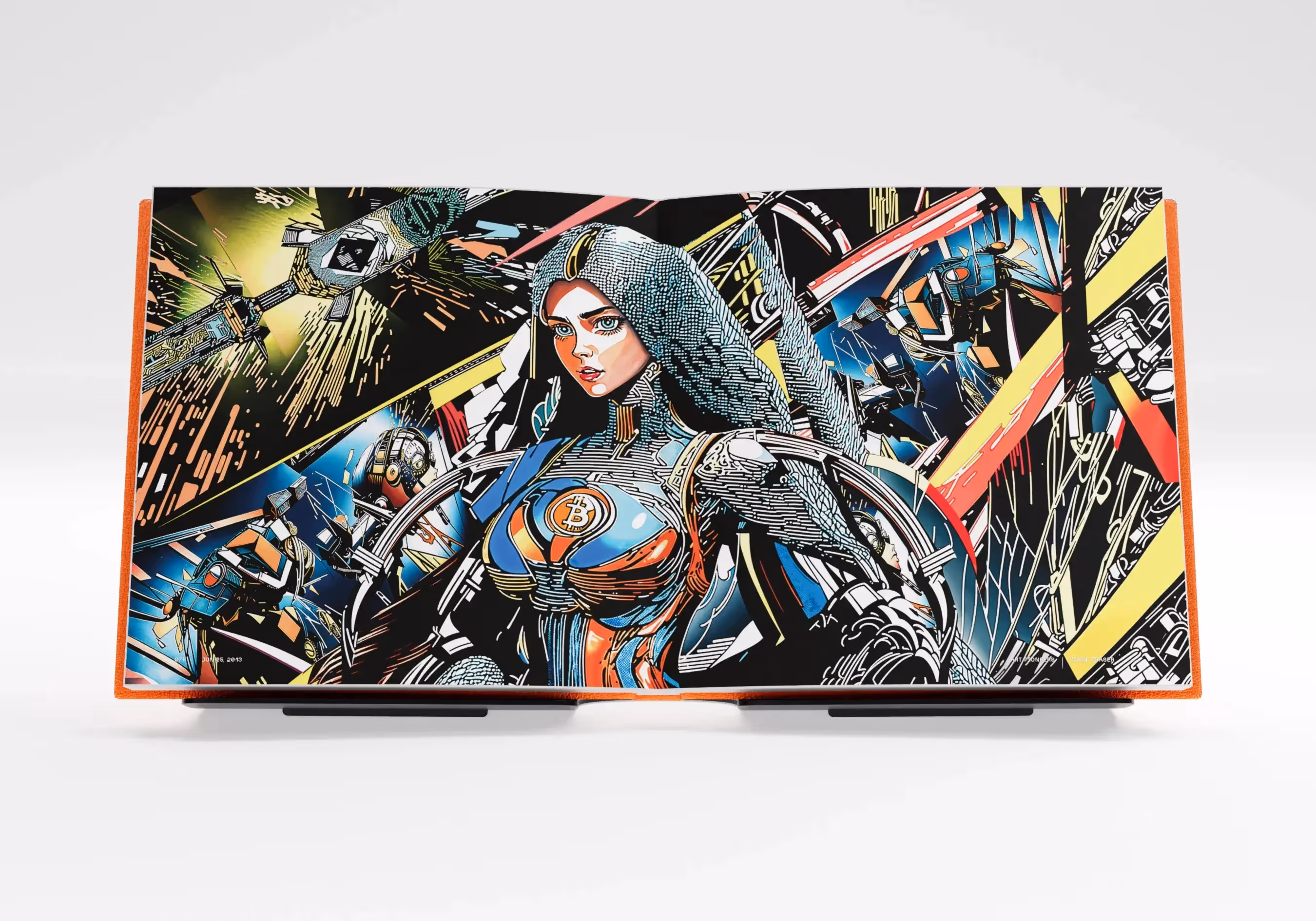 Artwork by Vince Fraser: 'Art Pioneers'. Part of BIT by Smashtoshi, a 128-piece limited-edition collection.