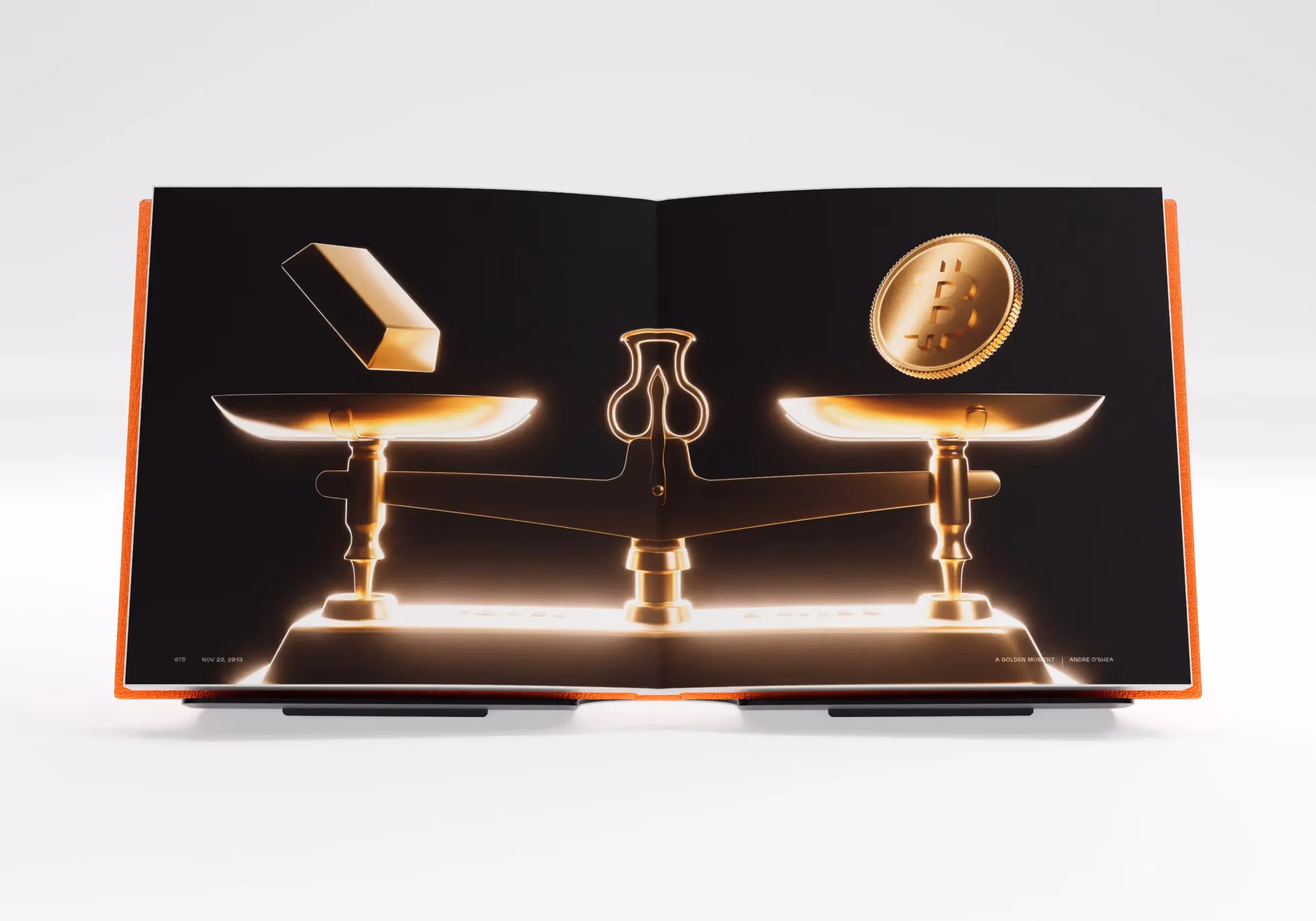Artwork by Andre Oshea: 'A Golden Moment'. Part of BIT by Smashtoshi, a 128-piece limited-edition collection.