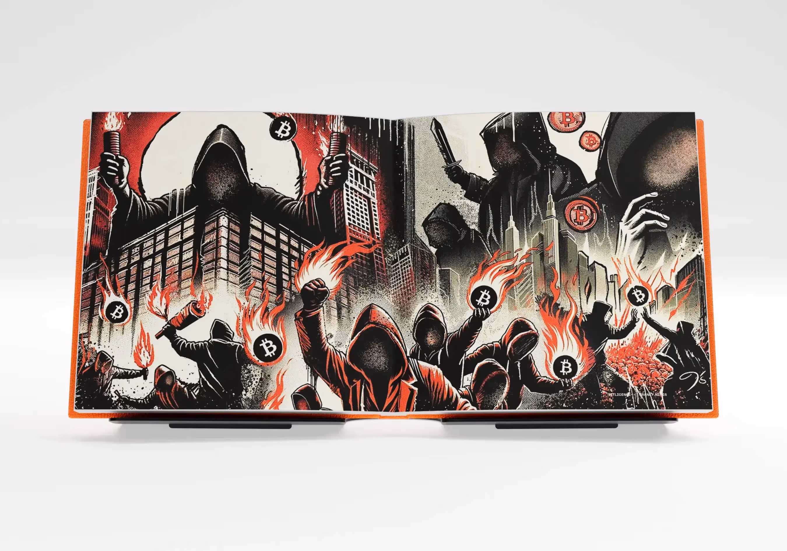 Artwork by Franky Nines: 'Bitlicense'. Part of BIT by Smashtoshi, a 128-piece limited-edition collection.