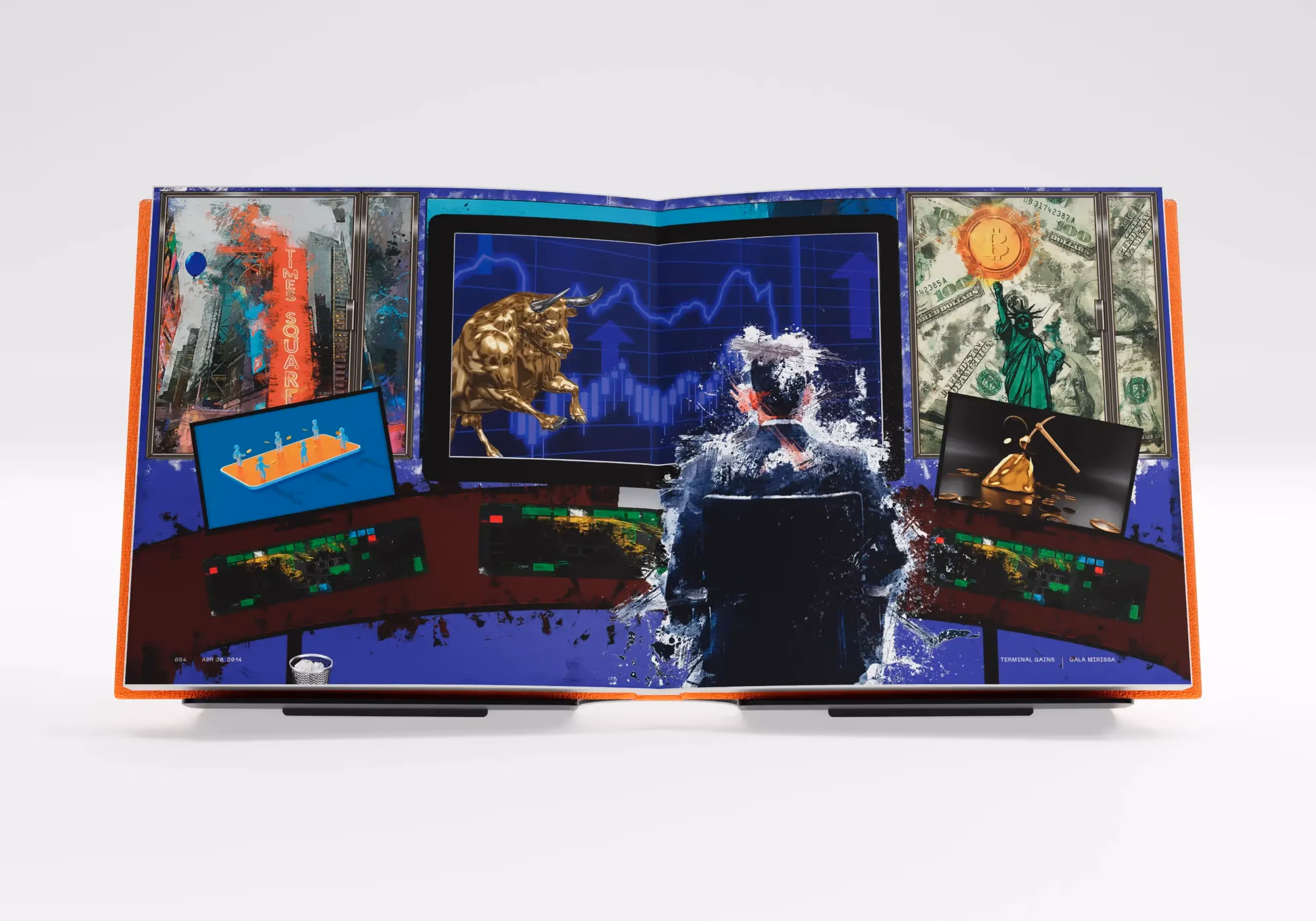 Artwork by Gala Mirissa: 'Terminal Gains'. Part of BIT by Smashtoshi, a 128-piece limited-edition collection.