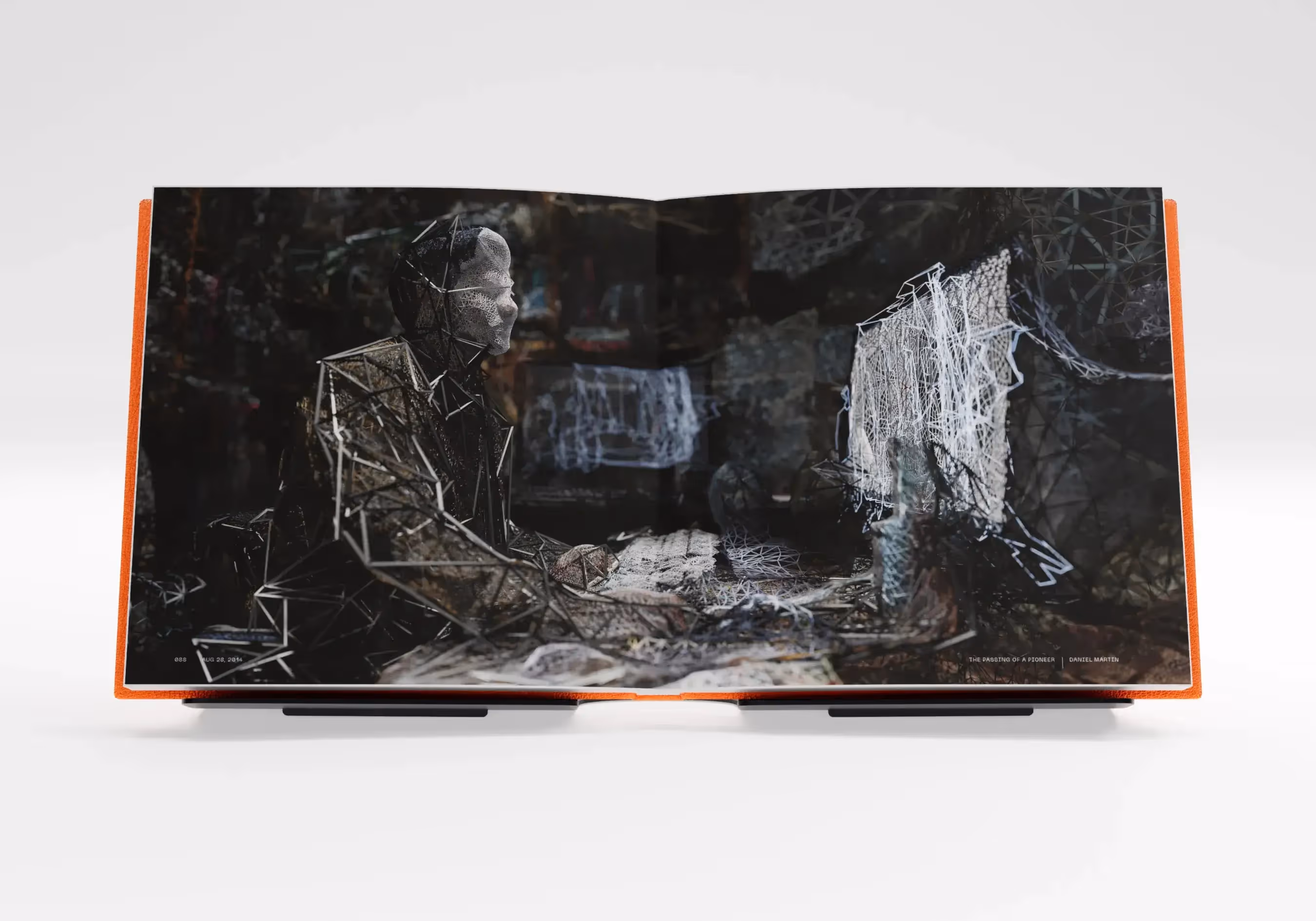 Artwork by Daniel Martin: 'The Passing of a Pioneer'. Part of BIT by Smashtoshi, a 128-piece limited-edition collection.