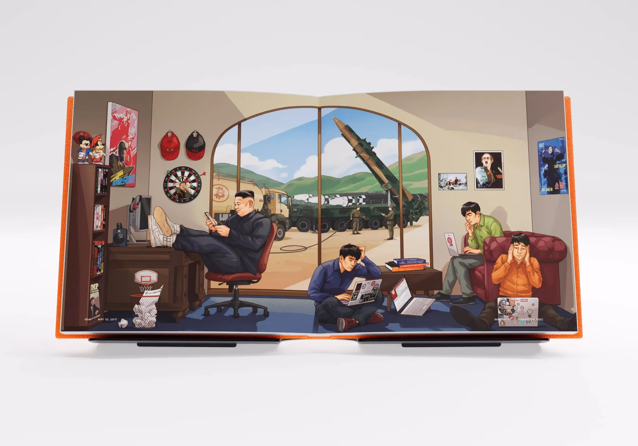Artwork by Samantha Asri: 'Wannacry'. Part of BIT by Smashtoshi, a 128-piece limited-edition collection.