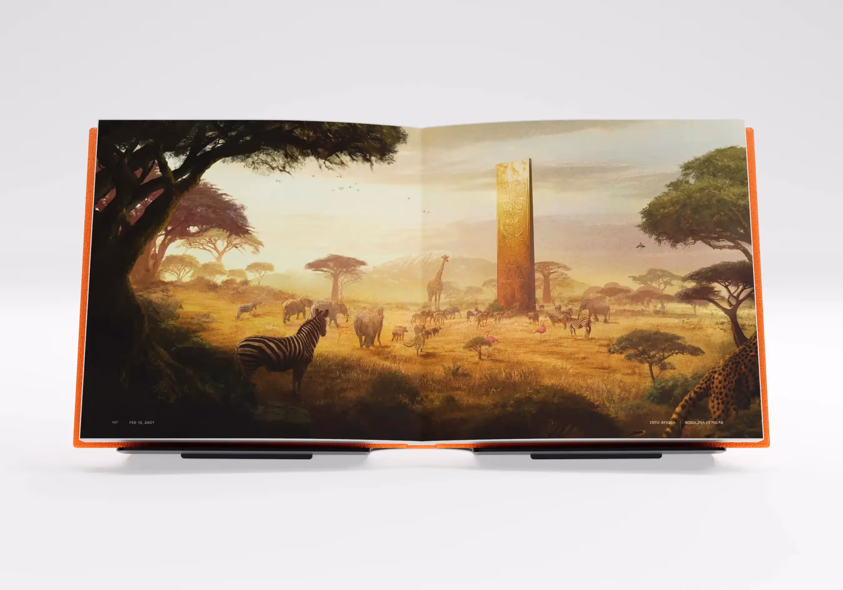 Artwork by Nikolina Petolas: 'Into Africa'. Part of BIT by Smashtoshi, a 128-piece limited-edition collection.