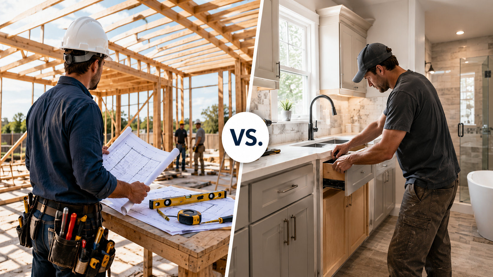 What is the difference between a contractor and a remodeler?