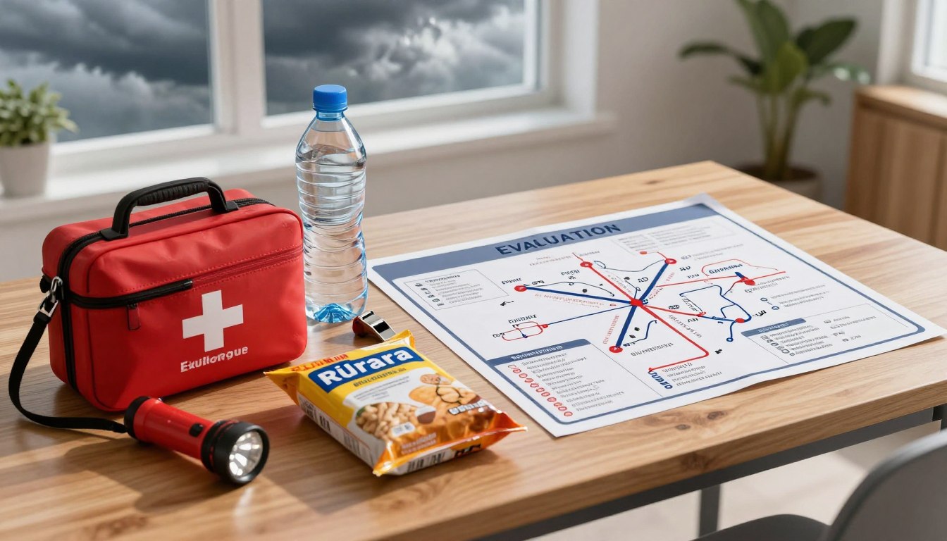 evacuation plan and emergency kit