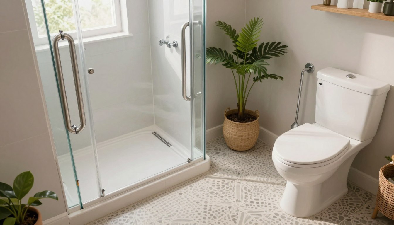 Safety features in bathroom design