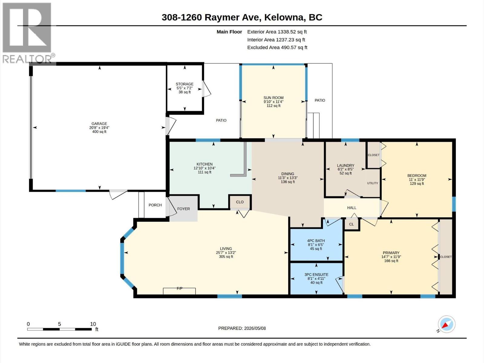 1260 Raymer Avenue Unit# 308