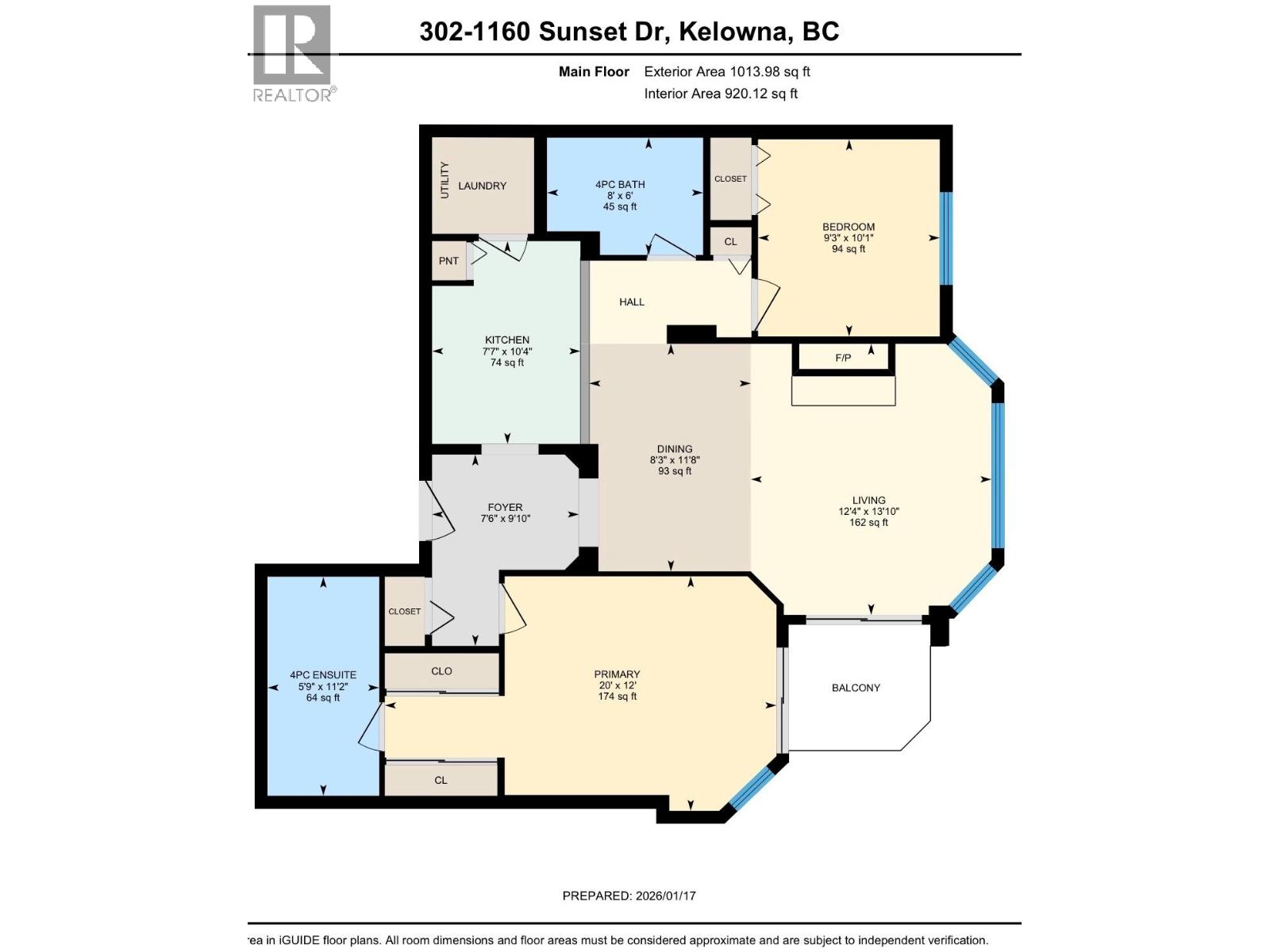 1160 Sunset Drive Unit# 302