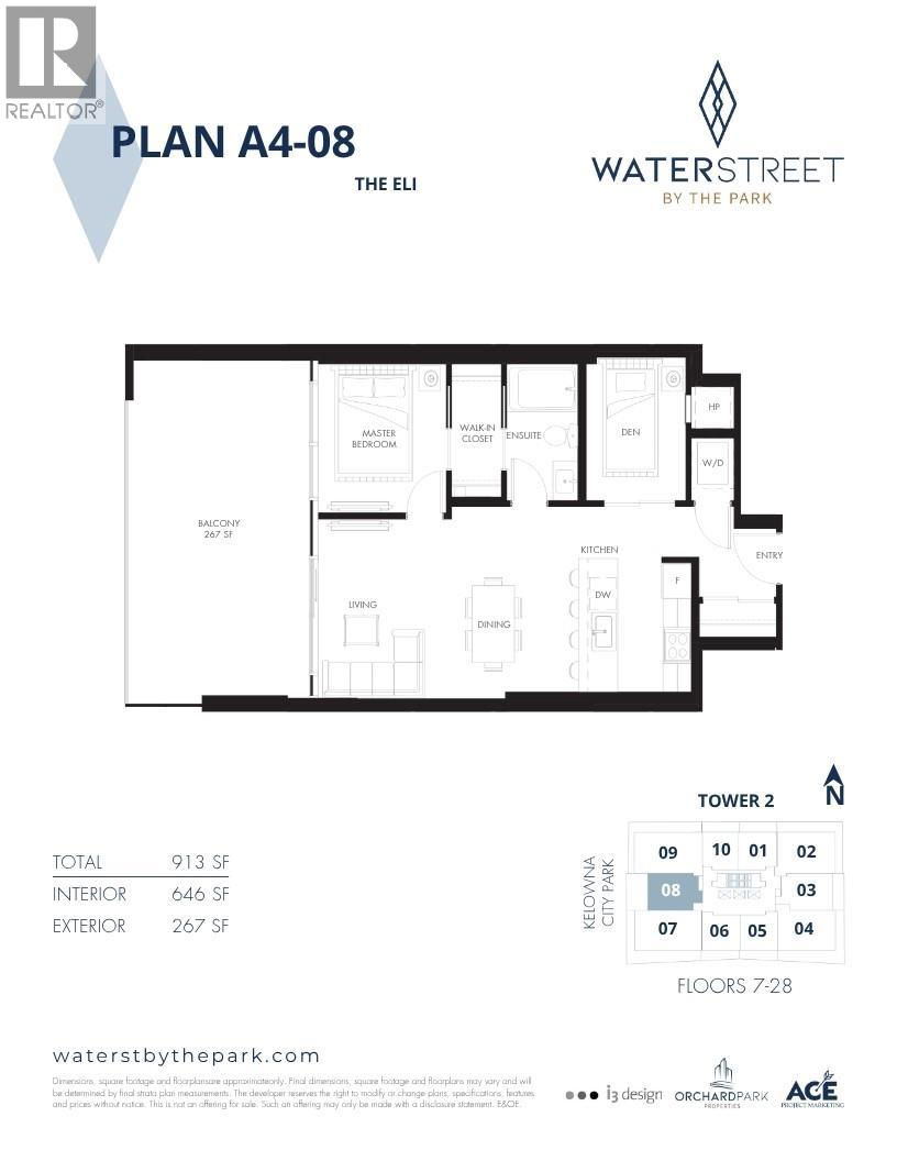 1626 Water Street Unit# 1008 Lot# 194