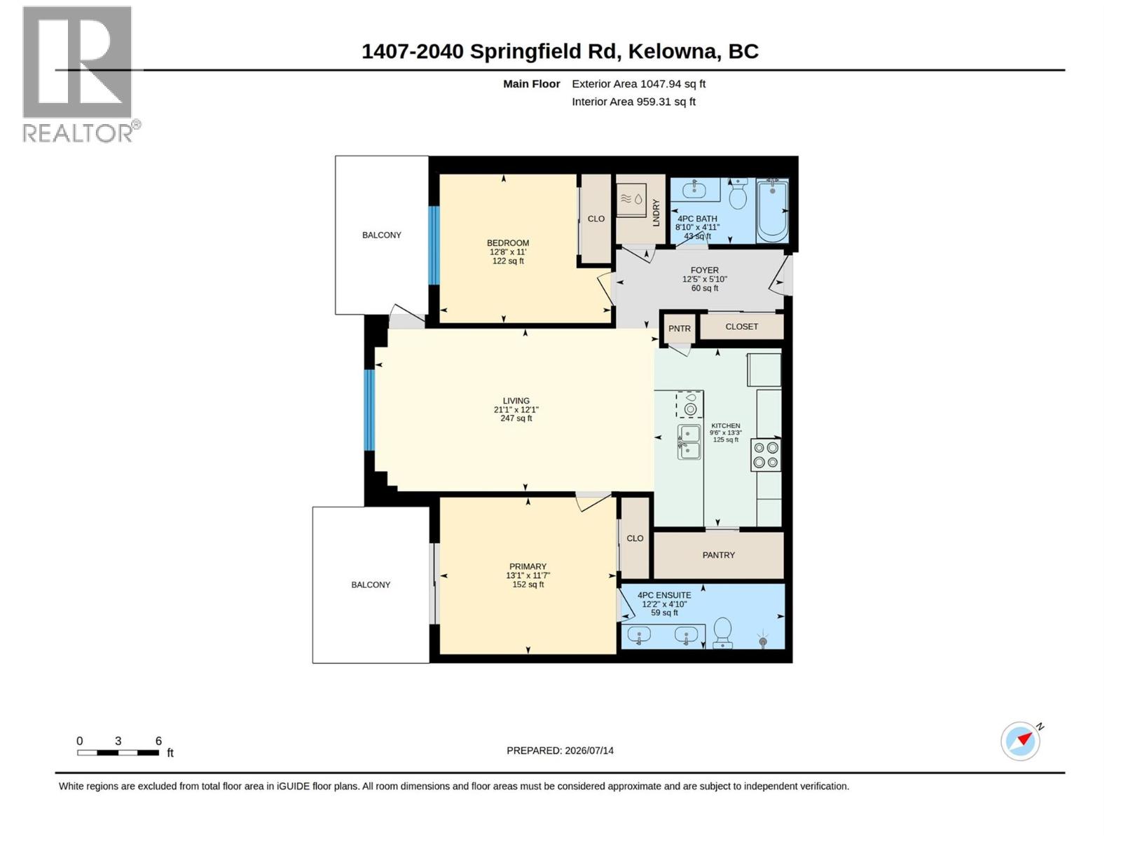 2040 Springfield Road Unit# 1407