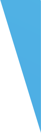 Blue triangle top corner