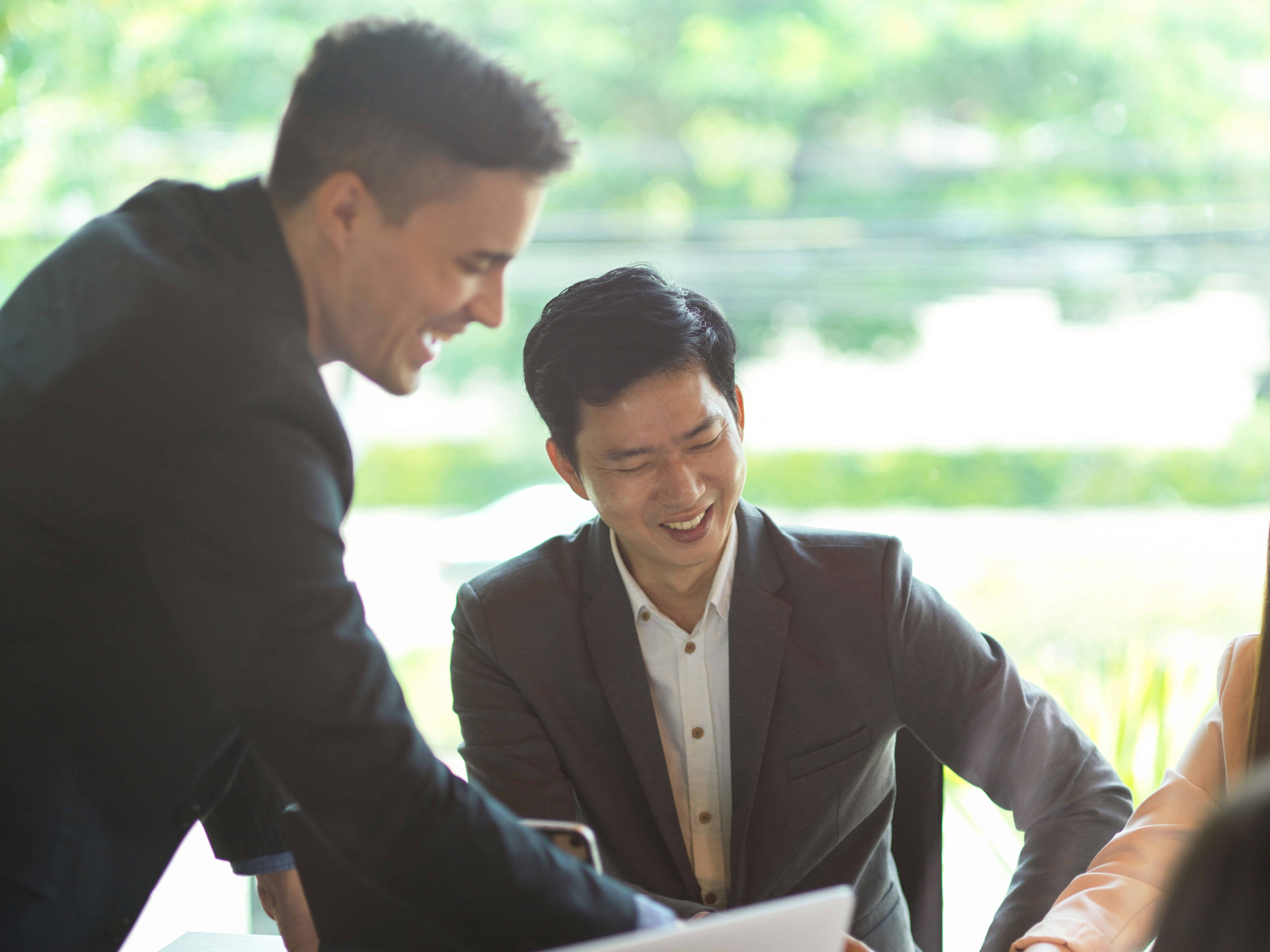image of people working in an office setting (for an ai saas company)