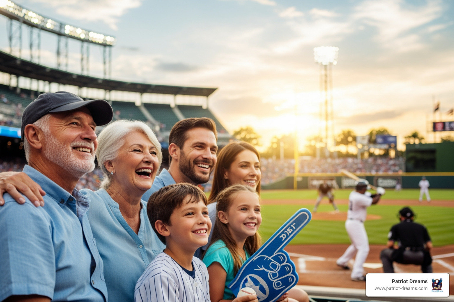 multi-generational family smiling and enjoying a baseball game together - The First Baseball Game Ever Played — and Why It Still Defines the American Spirit multi-generational family smiling and enjoying a baseball game together - The First Baseball Game Ever Played — and Why It Still Defines the American Spirit