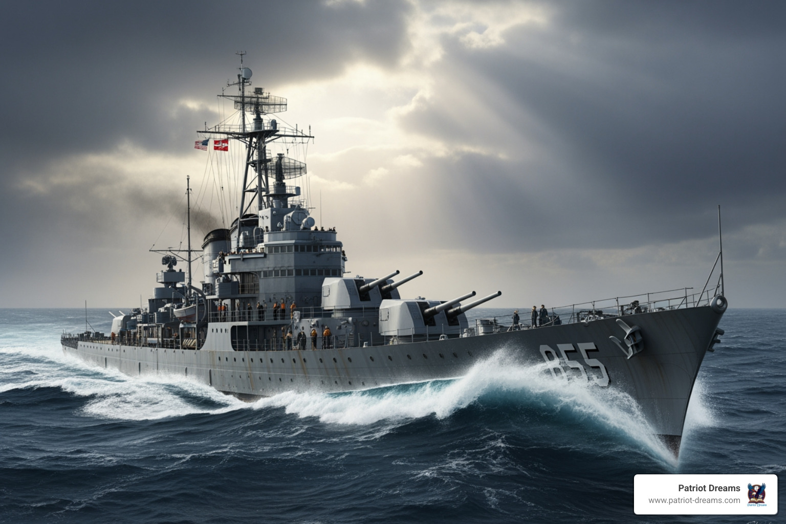 USS Juneau at sea - "We Stick Together": The Unforgettable Sacrifice of the Sullivan Brothers