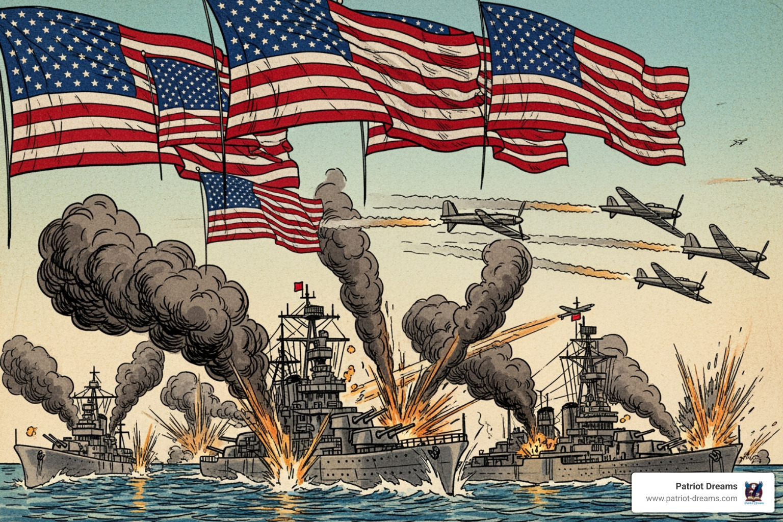 Remember Pearl Harbor poster - "We Stick Together": The Unforgettable Sacrifice of the Sullivan Brothers