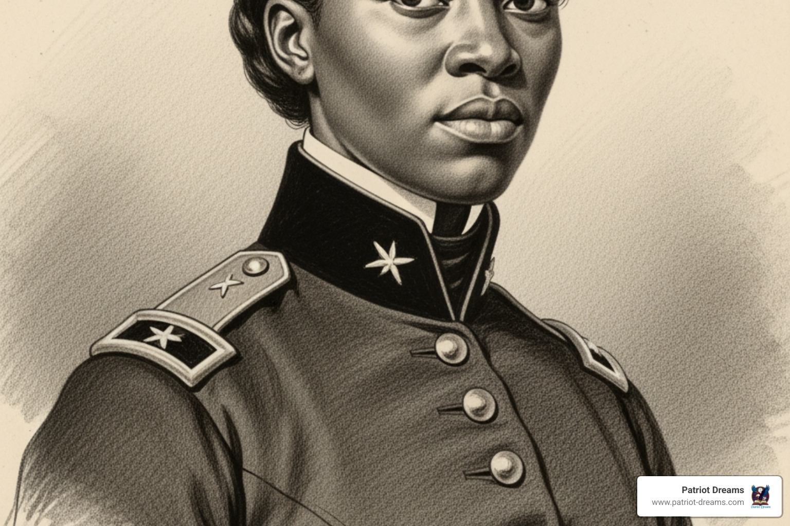 A portrait or drawing of Cathay Williams - Rising From the Shadows: How Cathay Williams and African American Soldiers Inspired New Hope During the Civil War