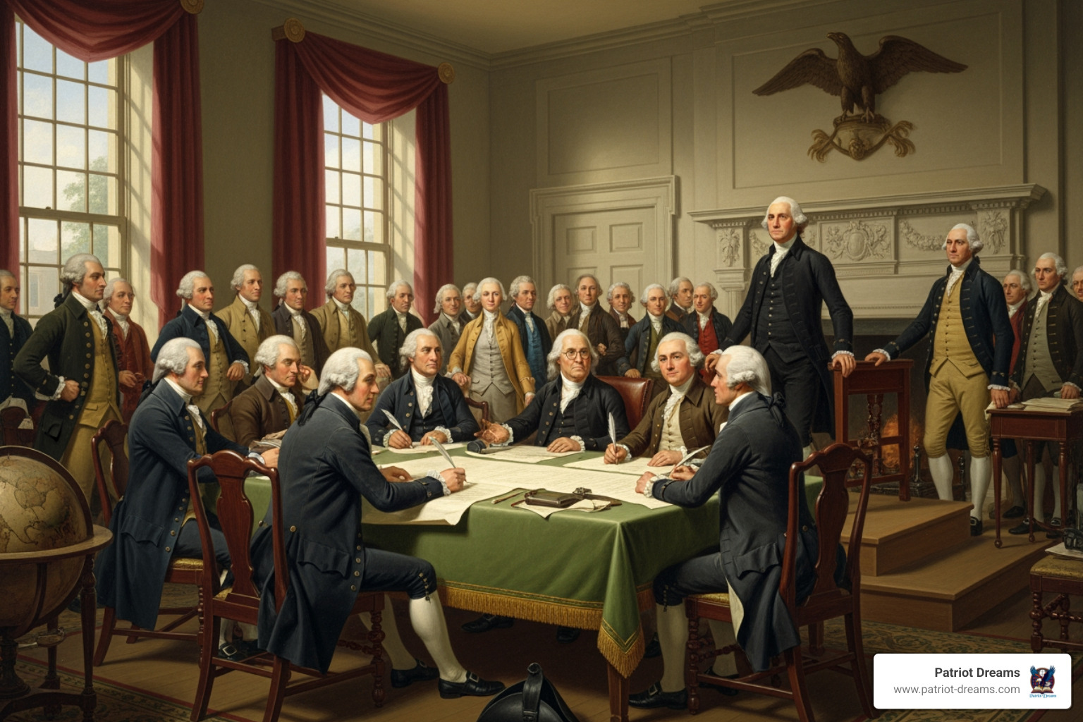 Signing of the U.S. Constitution - Founding Fathers