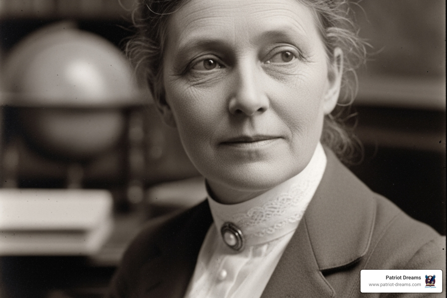 Historical photo of Katharine Lee Bates - oh beautiful for patriot dream