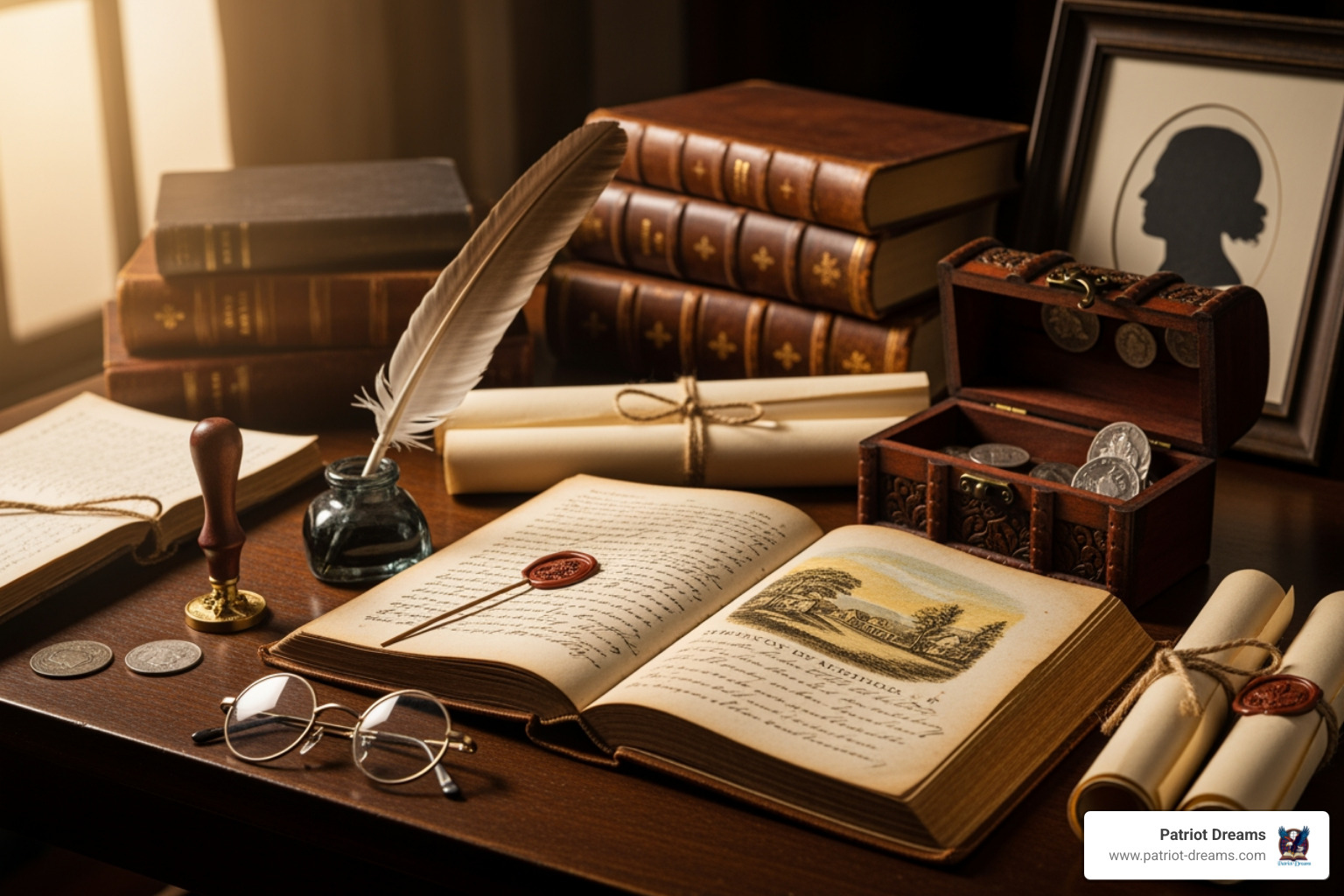 vintage American Heritage magazine cover next to a tablet displaying a digital archive - American heritage archives