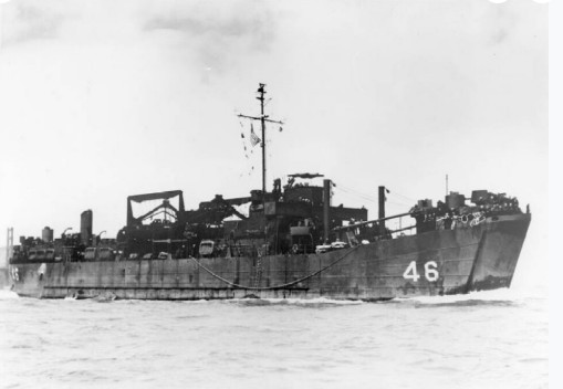 The USAT Dorchester sailing through the icy waters of the North Atlantic - The Four Chaplains, George Fox, Alexander Goode