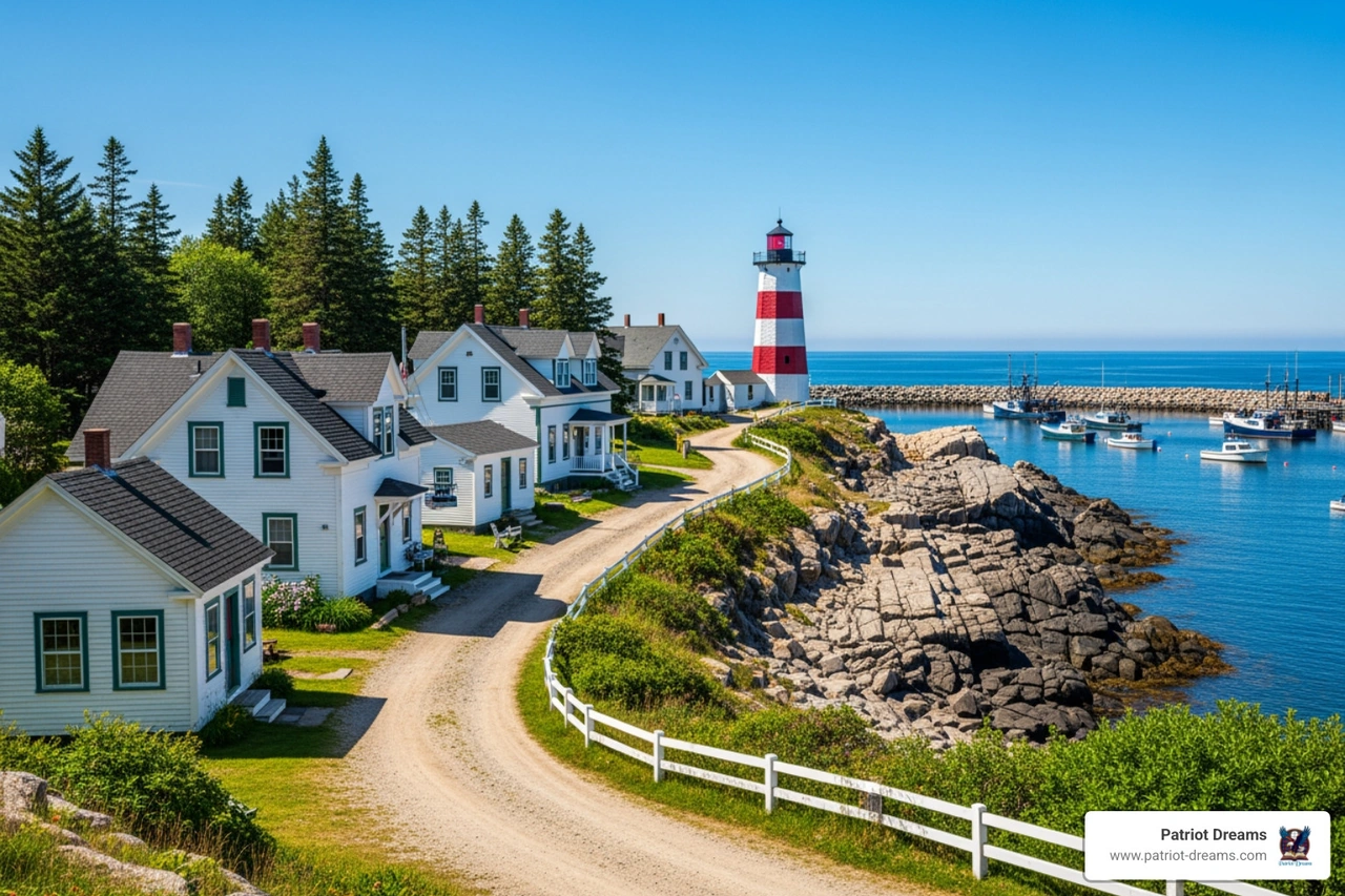East Coast lighthouse village East Coast lighthouse village