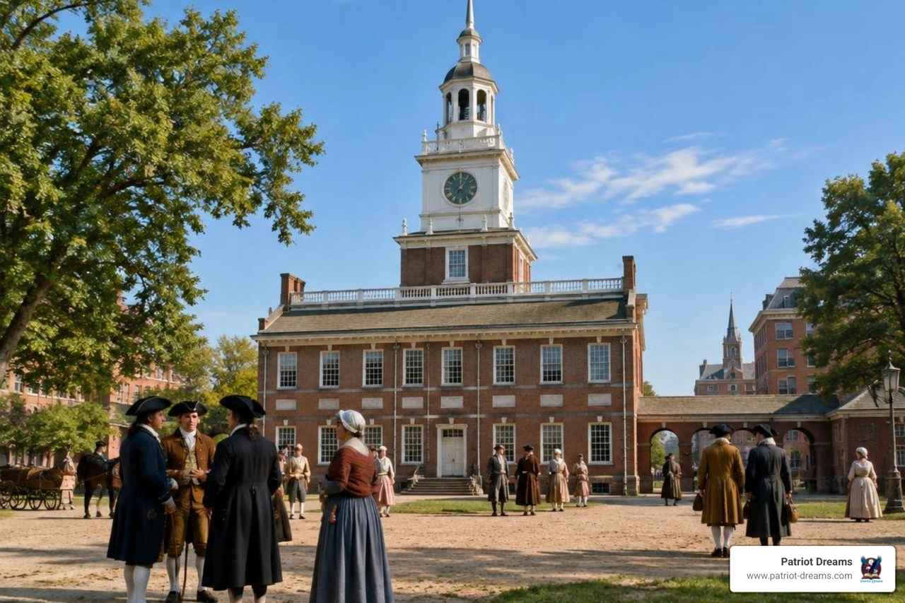 Pennsylvania State House in Philadelphia 1776 Pennsylvania State House in Philadelphia 1776