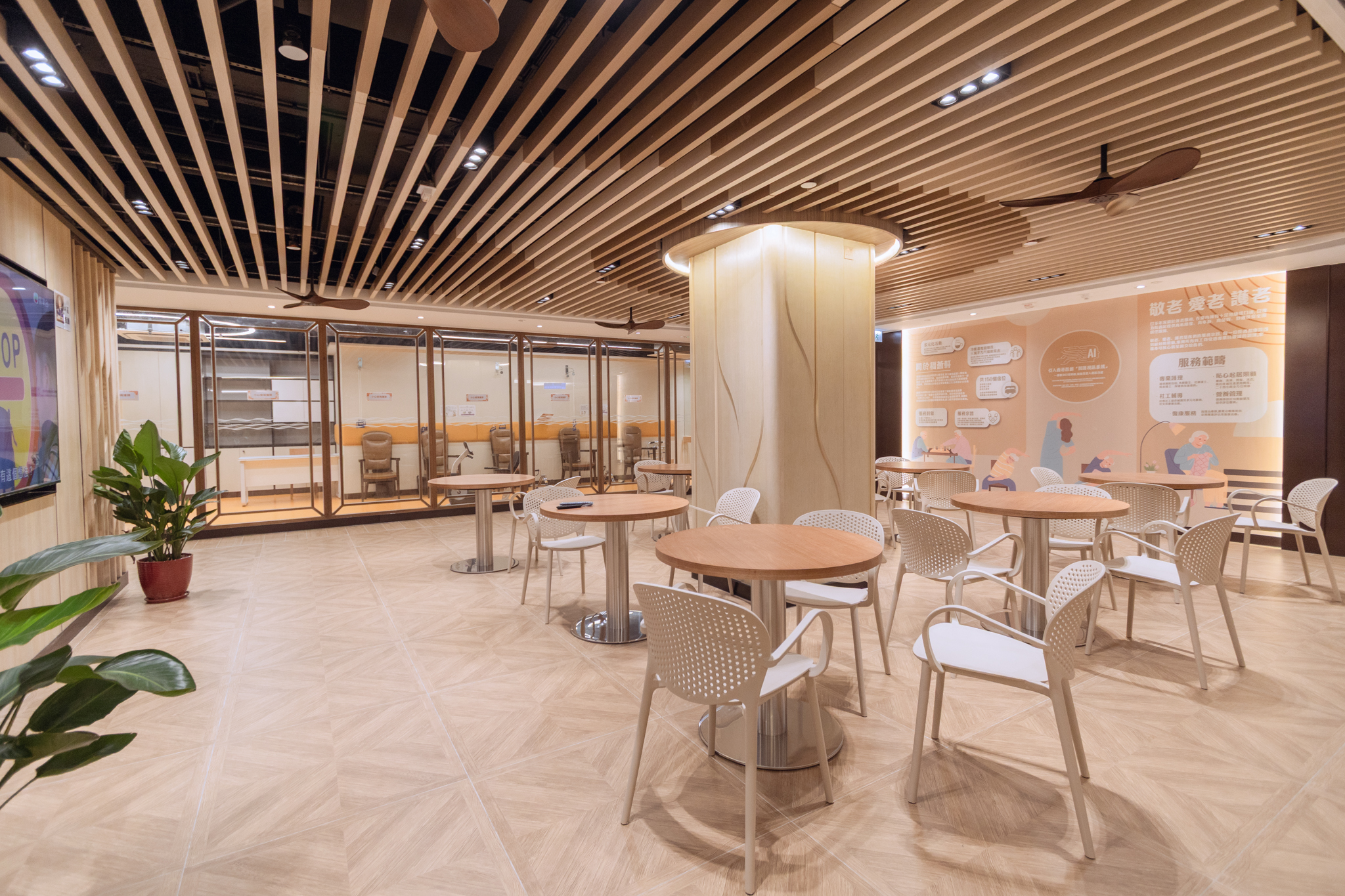 image of school reception area