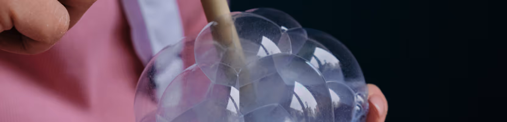 Blubber Technik in der Keramik Malerei