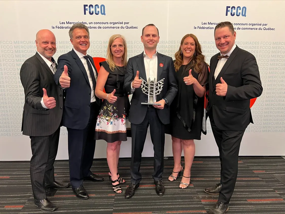 Hypertec wins the award for Best Innovative Manufacturer/Large Enterprise at the 43rd edition of the Mercuriades competition