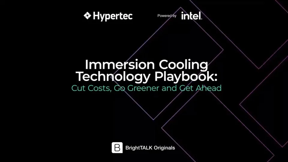 Immersion Cooling Technology Playbook: Cut Costs, Go Greener and Get Ahead