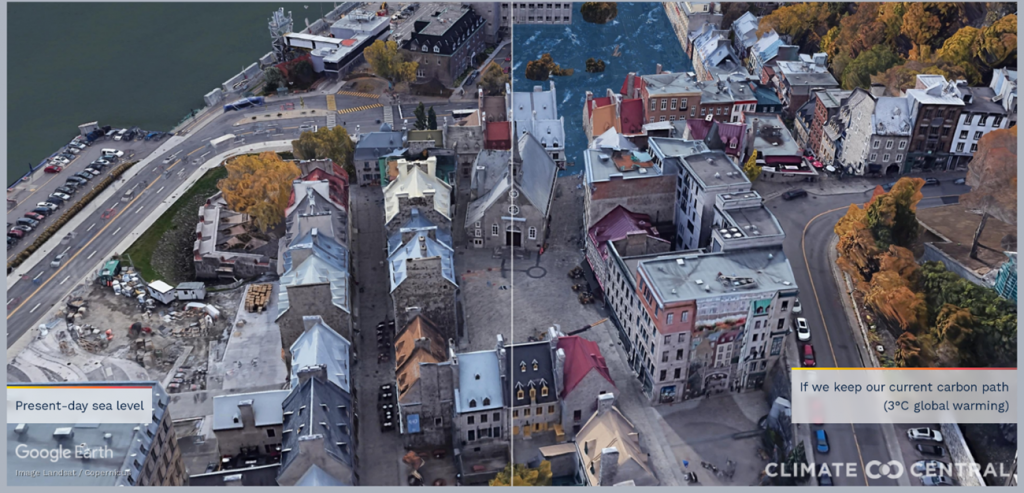 Quebec sea level prediction