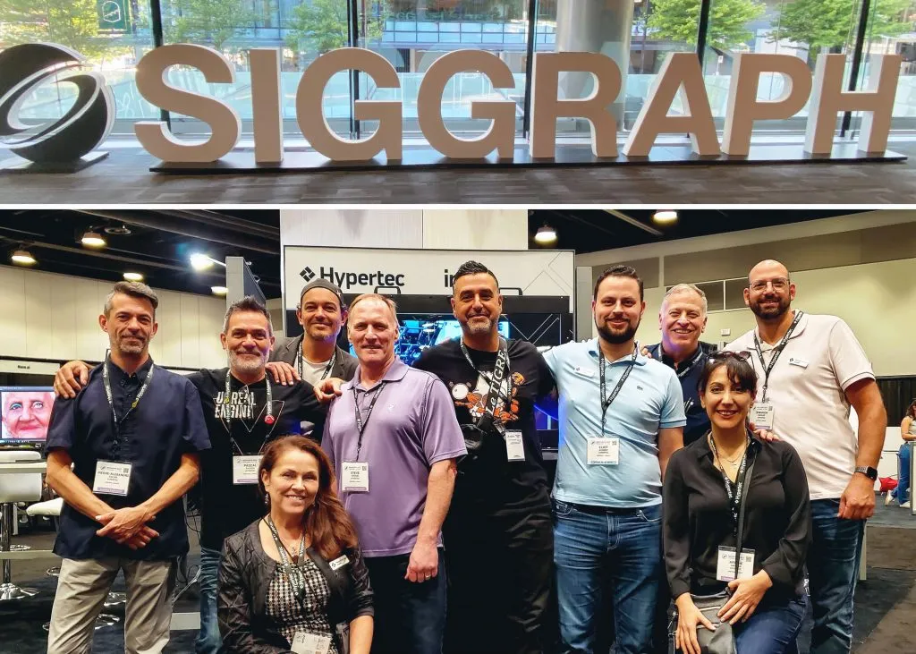Hypertec's team at siggraph