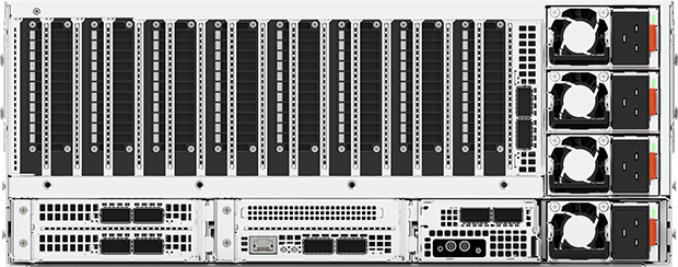 Serveur IA & GPU CIARA GM645R-G6 Arrière