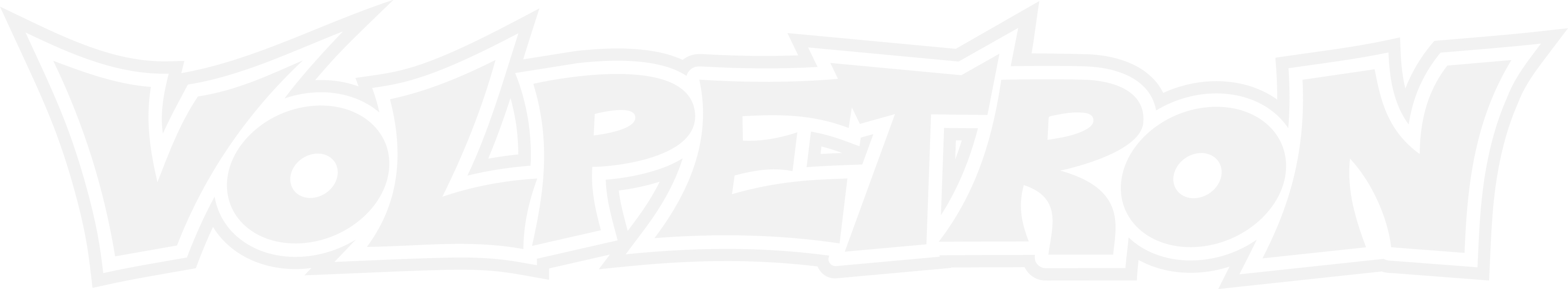 VOLTETRON logo in futuristic white sans-serif lettering with angular, tech-inspired styling