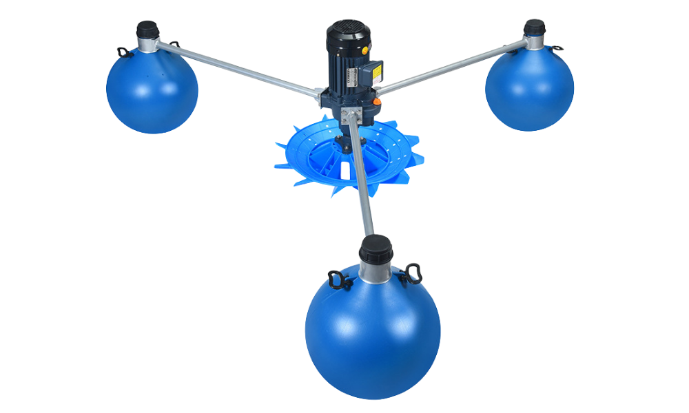 Paddlewheel Aerator with Float Balls