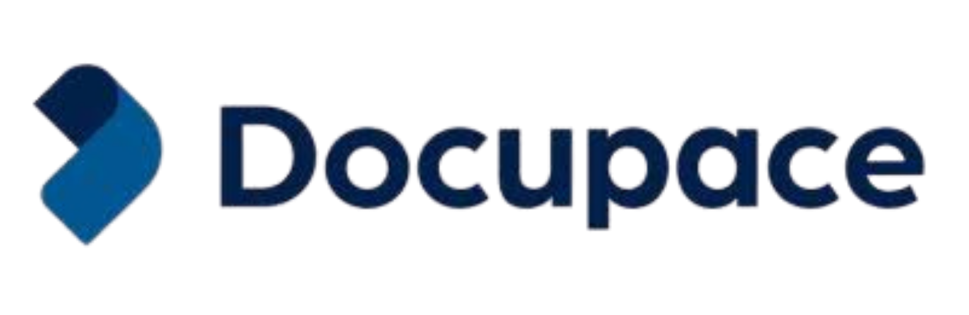 Docupace company logo with stylized blue geometric symbol to the left of the name.