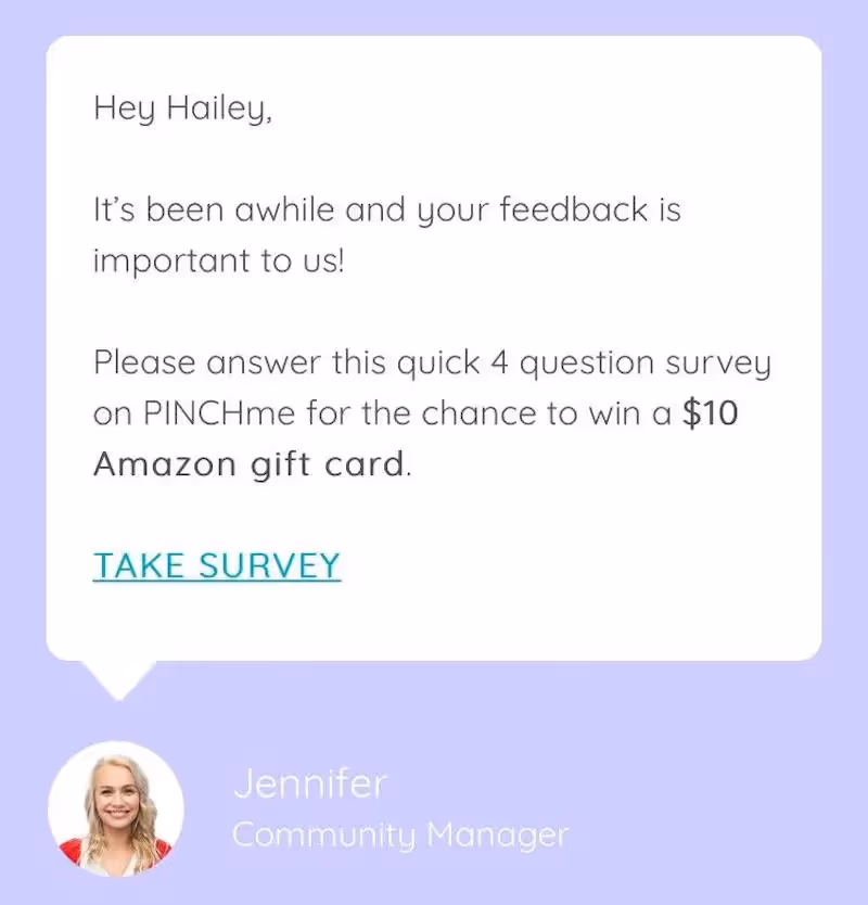 Email signature with photo example from PinchMe